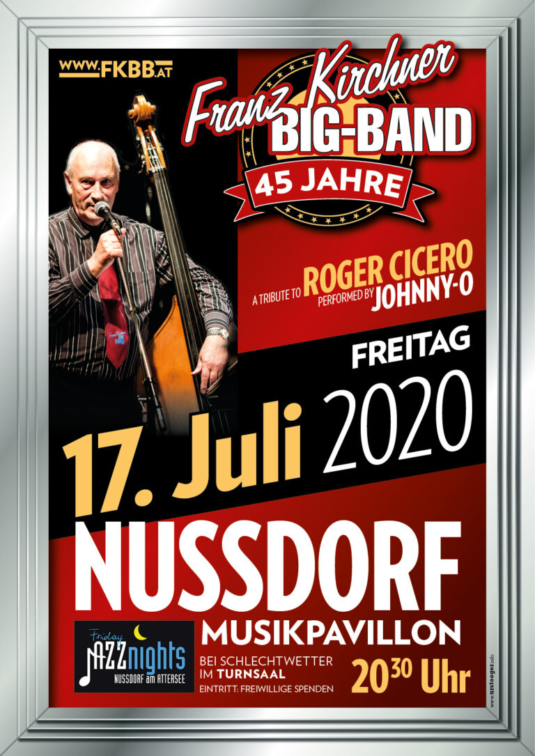 Franz Kirchner Big-Band am 17. Juli 2020 in Nussdorf am Attersee