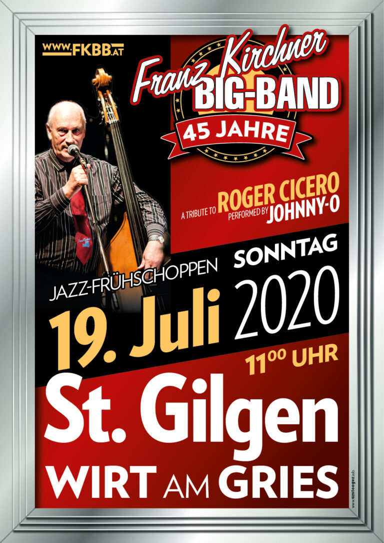 Franz Kirchner Big-Band am 19. Juli 2020 in St. Gilgen