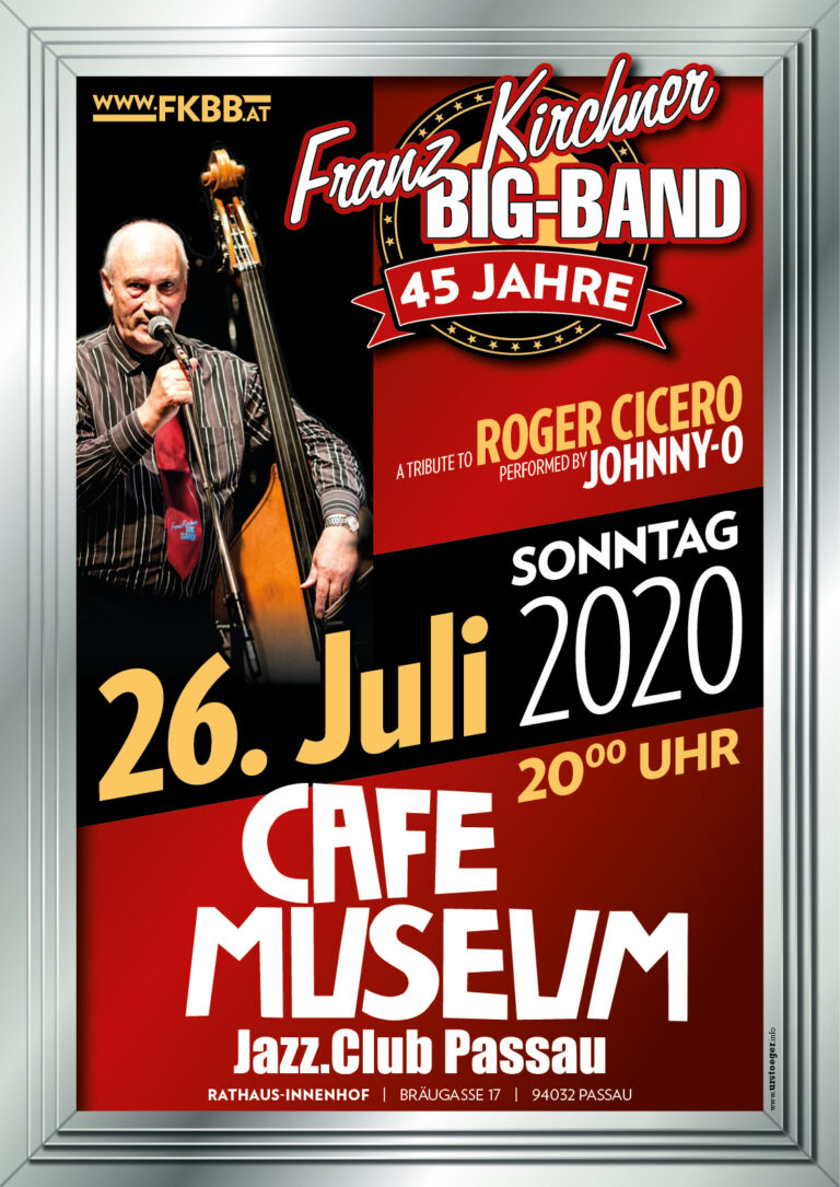 Franz Kirchner Big-Band am 26. Juli 2020 in Passau